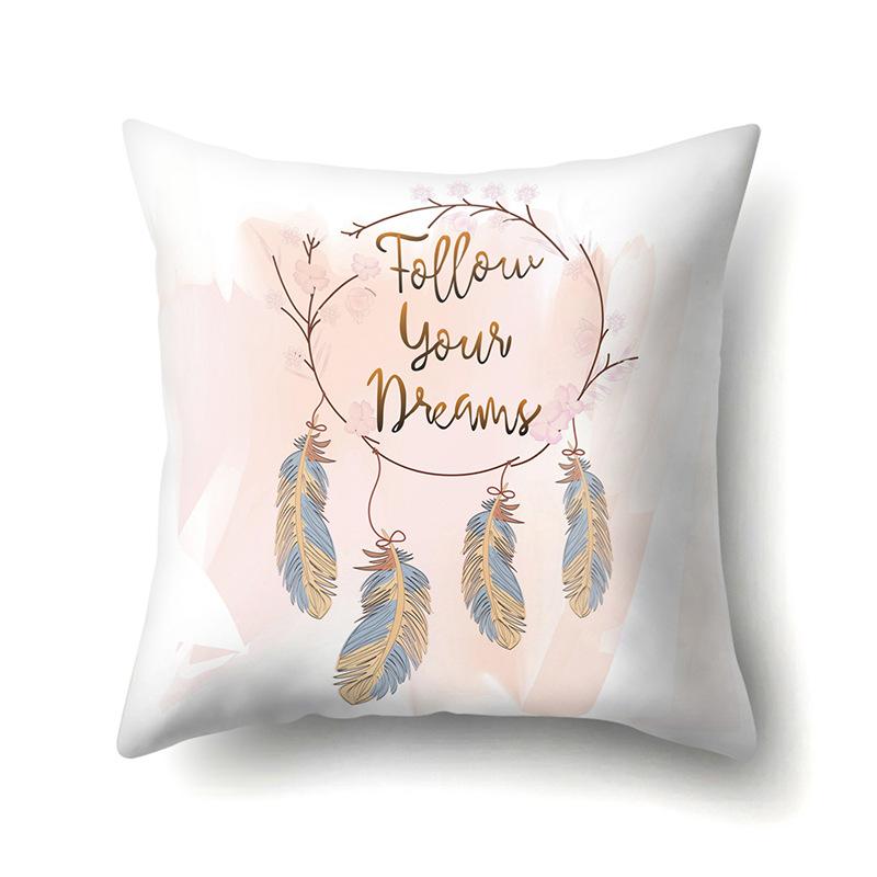 Dreamcatcher Boho Polyester Pillowcase Car Decoration Home Print Bedside Sofa Pillowcase