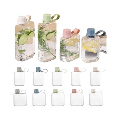 240ml/320ml Wasserflasche Rechteckig Kunststoff Wasserbecher Gutaussehend Mehrfarbig Sportkessel Outdoor Sport