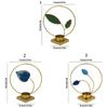 Iron Crafts Round Plant Candlestick Decorative Metal Aromatherapy Holder  Coffee Table