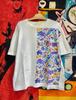 T-shirt Pop Art Multicolore Style Années 90 K. Haring Art Abstrait / Œuvre d'Art Pop / T-shirt d'Art Vintage Taille L