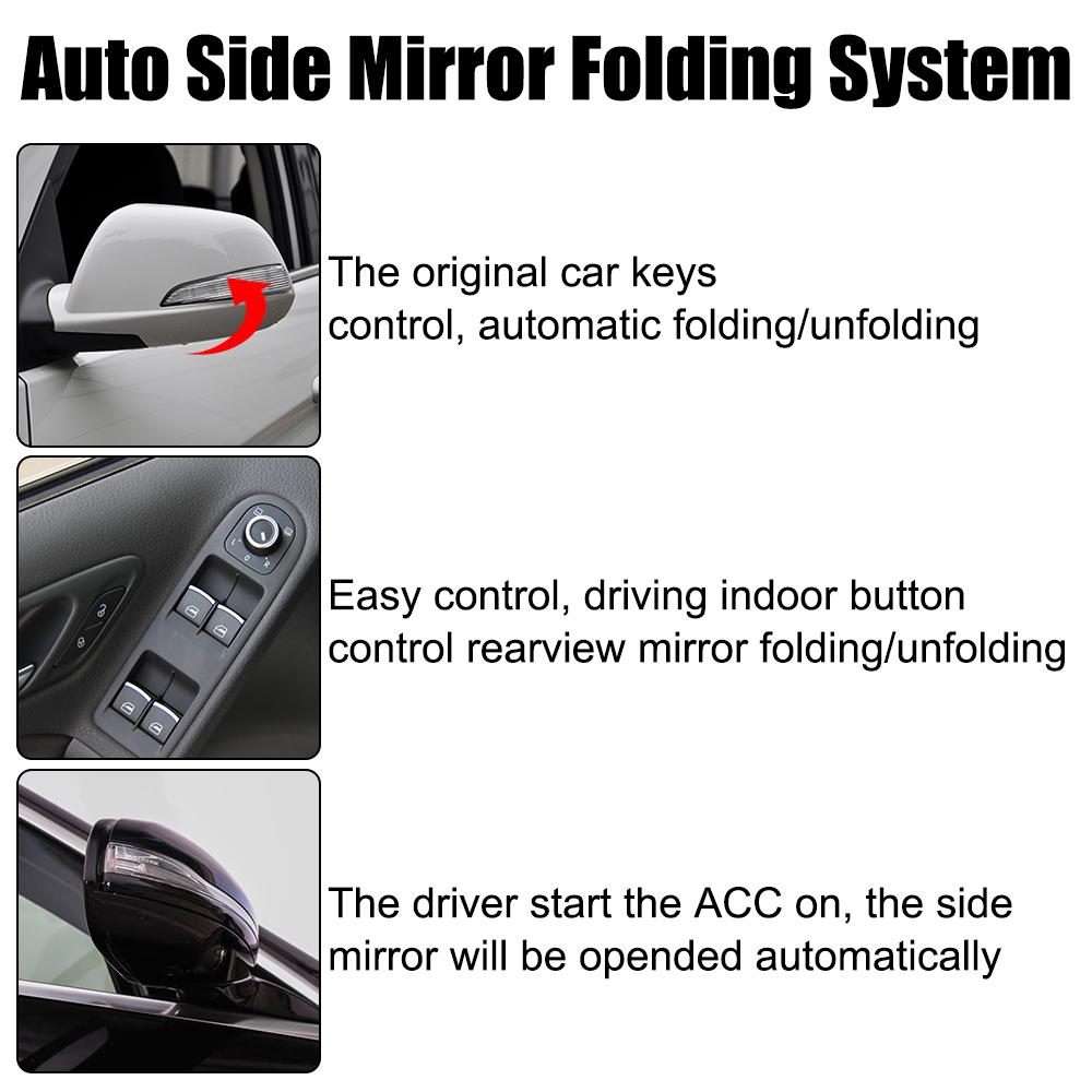 Universal Car Intelligent Rearview Mirror Automatic Folding System Accessories Car Accessories Automatic Rearview Mirror Folding