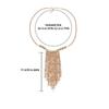 Multi-layer Long Sweater Chain Tassel Bead Bohemian Style Necklace Tassel Long Necklace  Party
