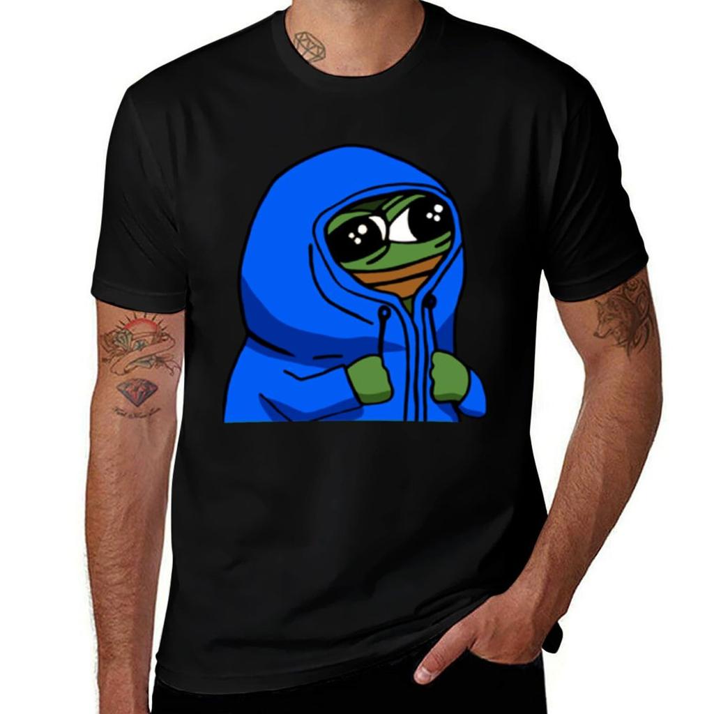 Peepo Hoodie Tshirt Casual Fashion Print Tee Top