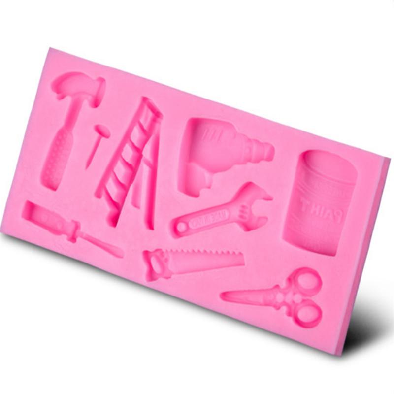 1Pc Cartoon DIY Handmade Silicone Fondant Mold Sweet Candy Chocolate Mould Birthday Party Decoration
