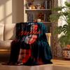 Supernatural Custom Flannel Blankets Soft Warm Cozy Throws for Home Decor Holiday Gifts