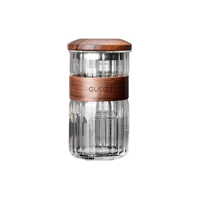 Guozi GZ-S57 Double-Layer Glass Cup