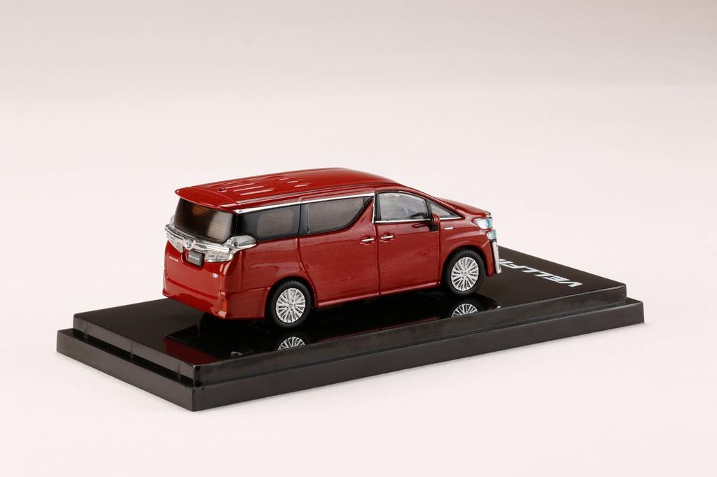 Hobby JAPAN Scale Toyota Vellfire Dark Red Mica Finished HJ641028HR 1/64 (H30W) Hybrid, Metallic, Model,