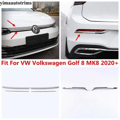 Bande de Calandre Avant / Cache-Sourcil de Feu Antibrouillard Arrière Pour VW Volkswagen Golf 8 MK8 - 2025 Accessoires Kit Extérieur