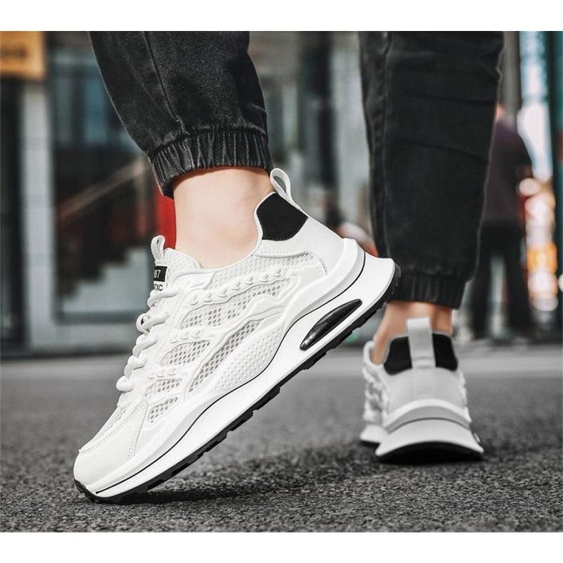 Men's Shoes, Low-cut, Thick-soled Sports And Casual Shoes, Fashion, All-match, Breathable Men's Shoes