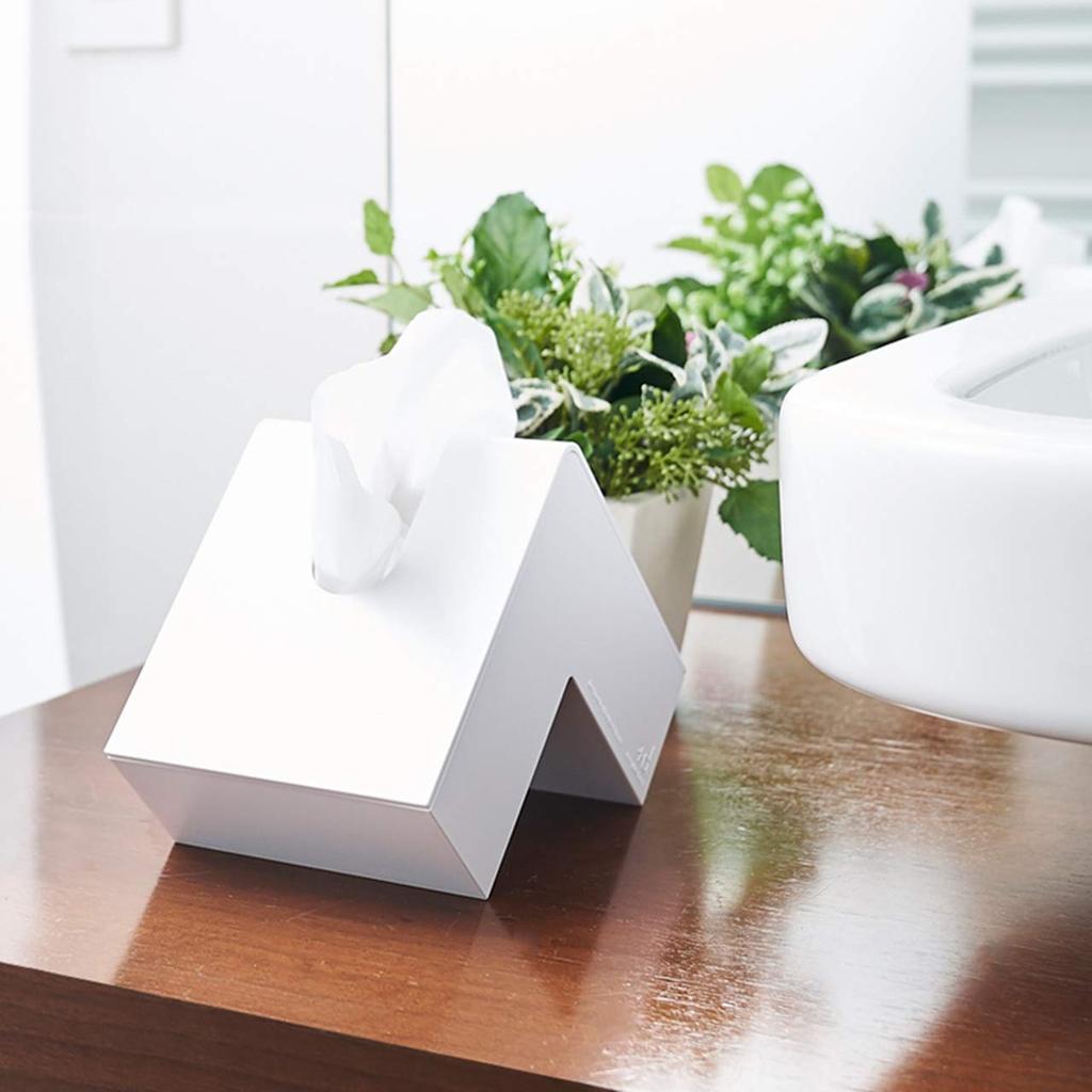 H Concept Folio Tissue Tissue Soft Soft Compact +d Case, White, D-660-WH, Box, Tissue, Pack, L-Shaped, House-Shaped,