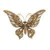 Colorful Rhinestone Butterfly Brooch Pin - Crystal Insect Shoe Decoration