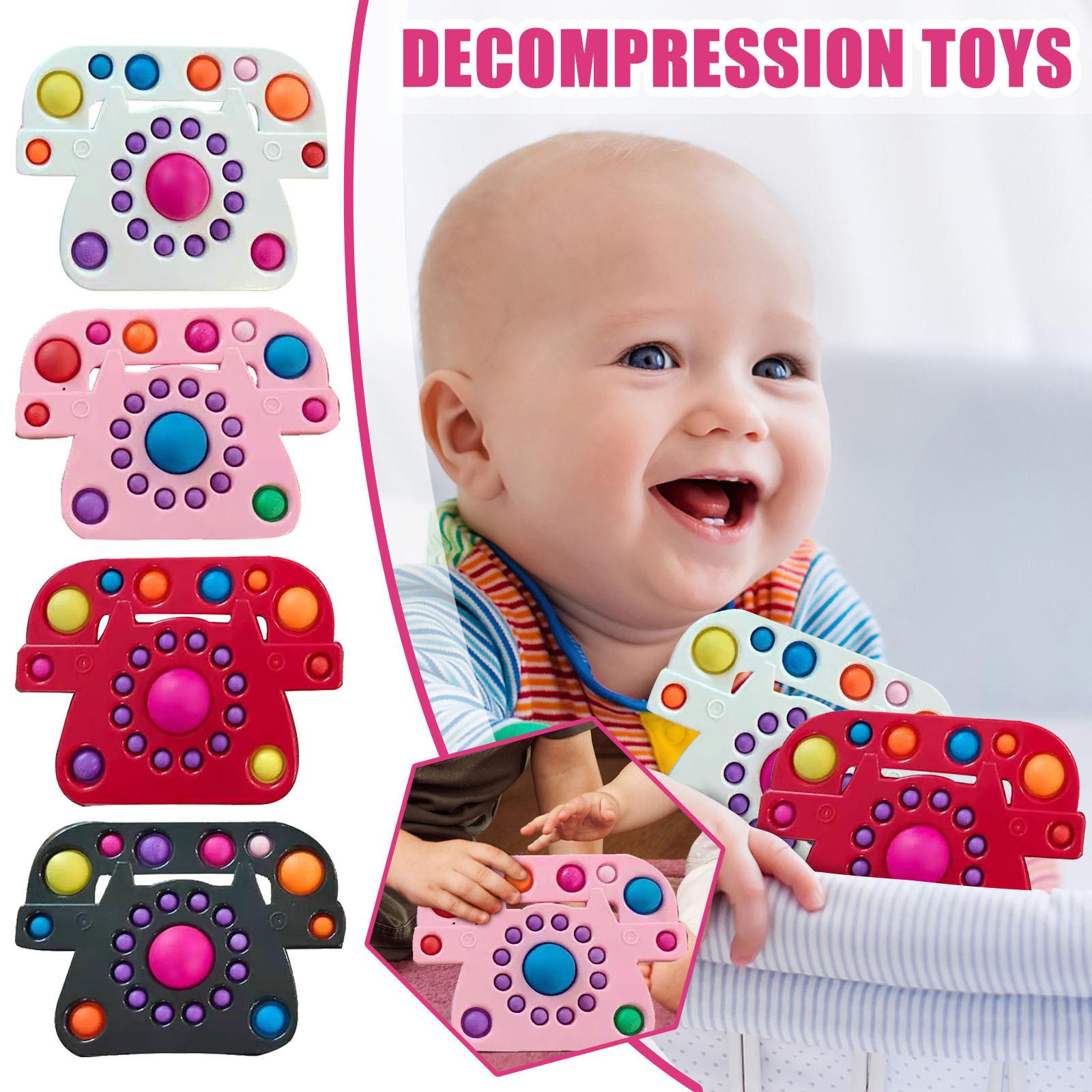 

Игрушка сенсорная It Popper Силиконовые игрушки для снятия стресса для тревожности, образовательной розовый