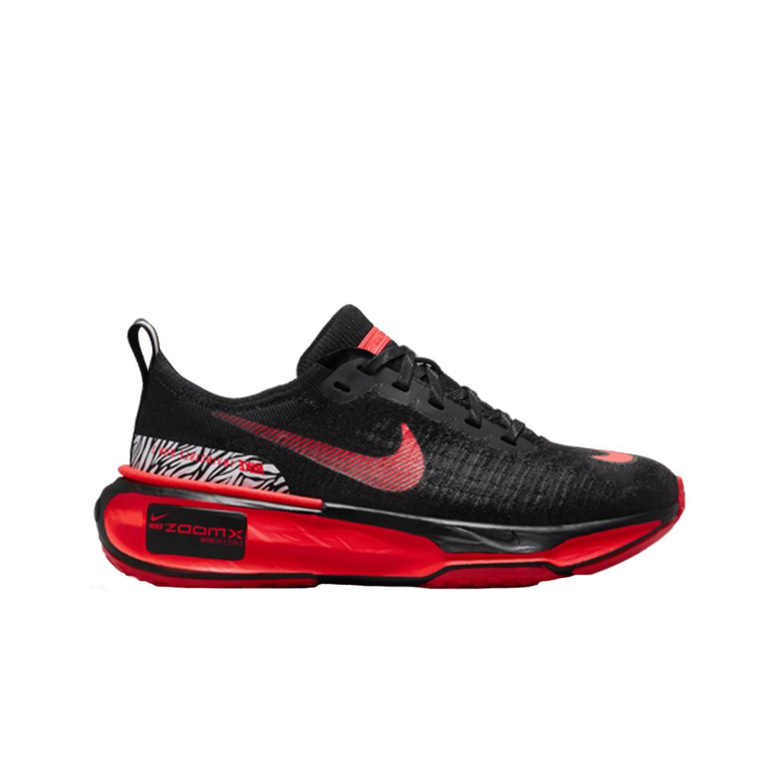 

(w) Nike Zoomx Invincible Run Flyknit 3 Black Bright Crimson 245