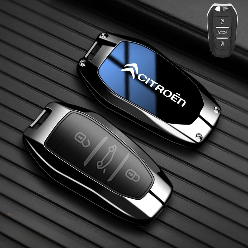 Zinklegering High-end Auto Sleutelhoesje Voor Citroen C1 C2 C3 C4 C5 C6 VTS Xsara C-Crosser Berlingo Jumpy Sleuteletui Sleutelhanger Accessoires