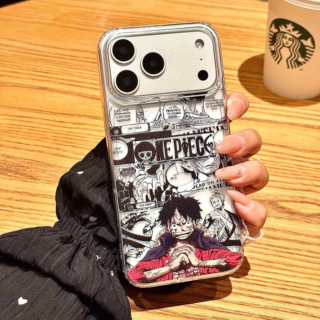 One Piece Luffy Magnetic Stand Case for iPhone 16 Pro Max