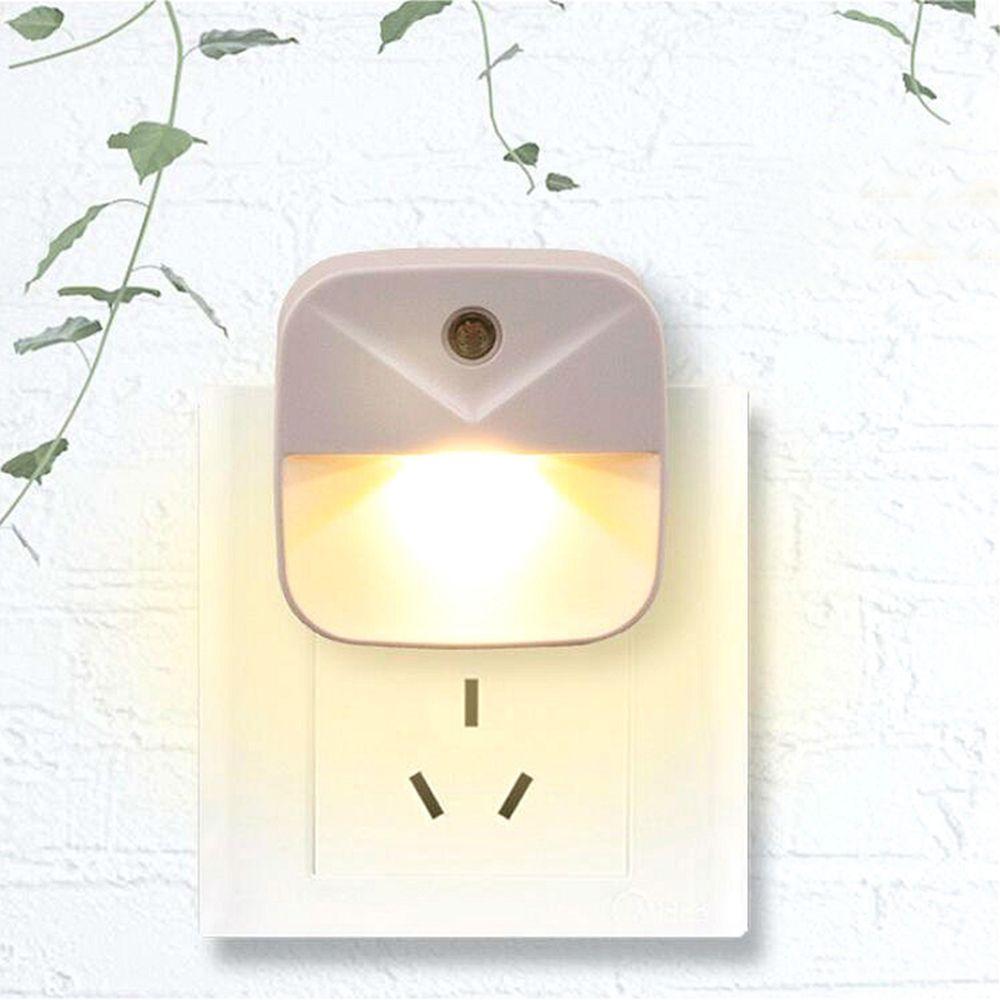 Smart Plug In Children Energy Saving Light Sensor Bedroom LED Bedside Lamp Night Light Wall Lamp