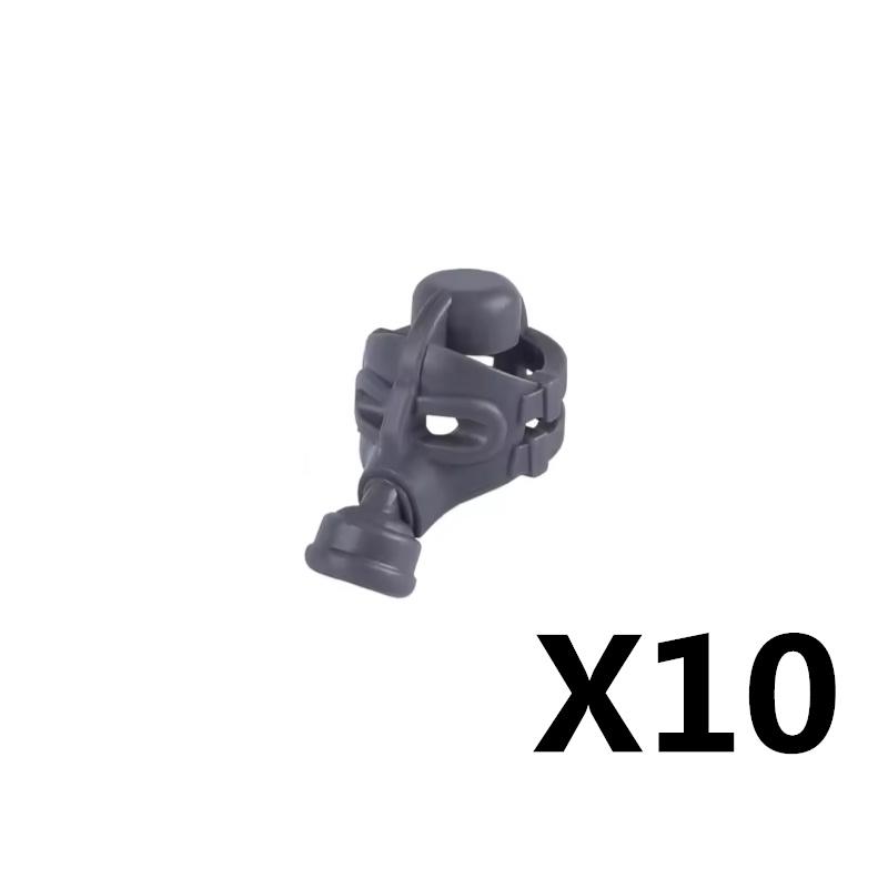 Military MOC Figure Building Blocks Explosion Proof Helmet Hat Gas Mask Kit SWAT Goggle Vest Belt Headset DIY Toy Gift K001