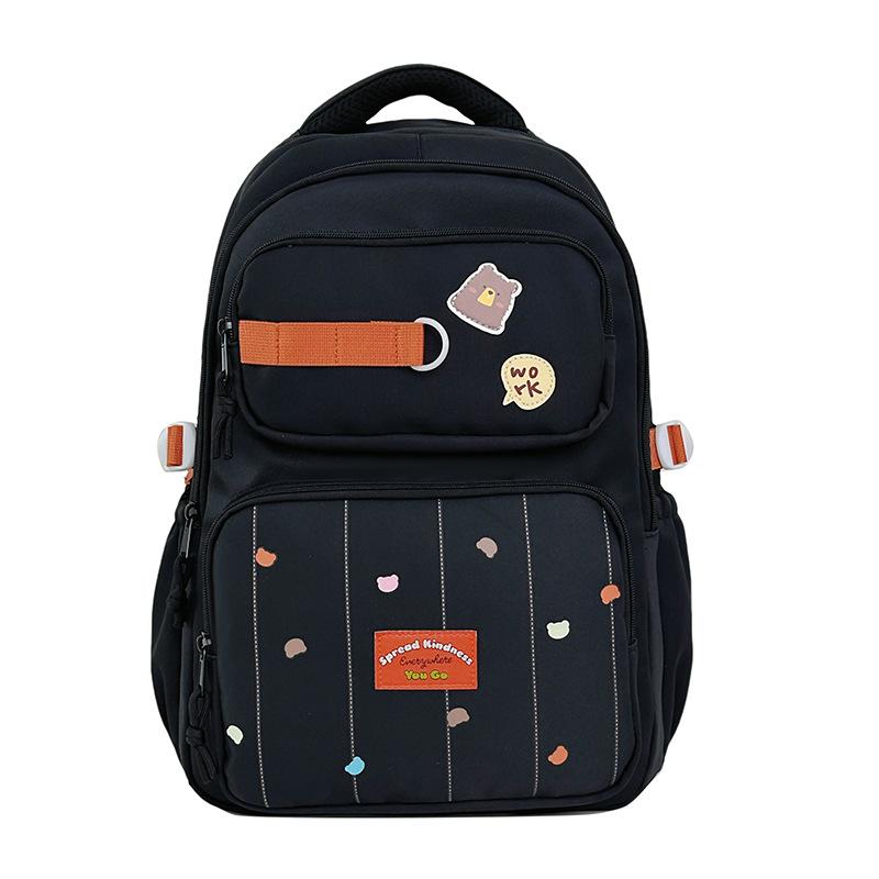 Schoolbag new high-value Japanese ins fresh and sweet candy-colored backpack junior high school students lightweight large-capacity backpack