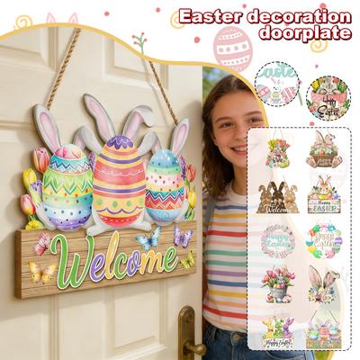 Veľkonočná dekorácia na dvere: Táto súprava ponúka okamžité a roztomilé vylepšenie vašich sviatočných dverí alebo dekorácie steny.