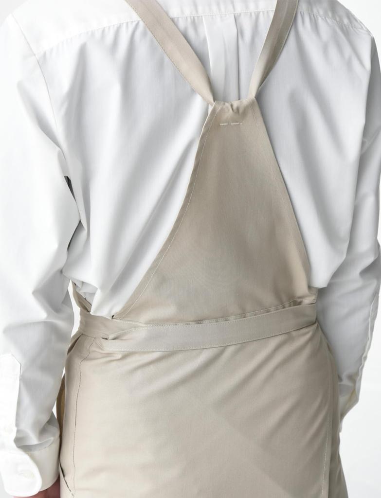 Bib Apron White Free [Seven Uniform] CT2393-0