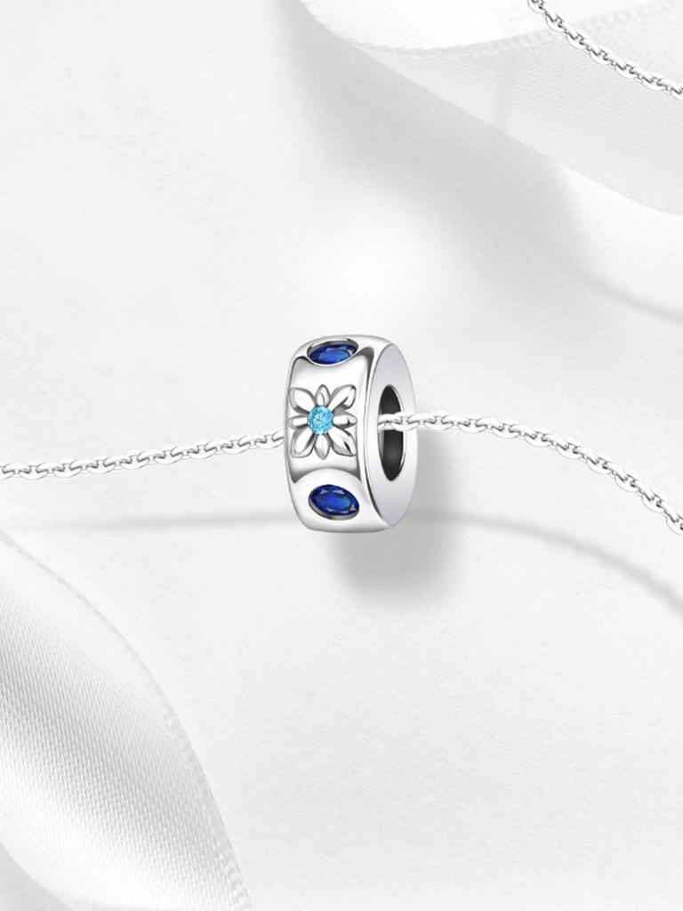 Copper Colors Winter Blue Snowflakesnow House Beads Charm Pendant For Original Bracelet For Women Diy Jewelry Love Gift