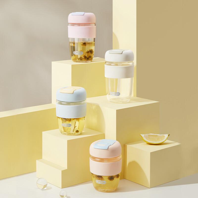 CMSH 390ML Double-Use Glass Water Bottle 390ML