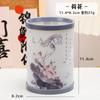 Creative Cartoon Round Foldable Diy Pen Holder Desktop Storage Box Kids Stationery Gift