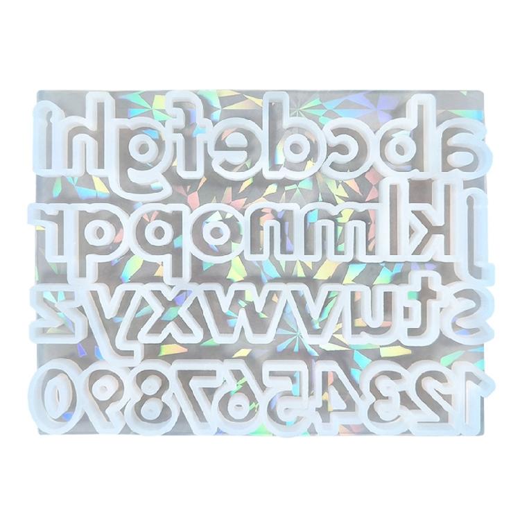 Mesmerizing Holographics Sturdy Resin Alphabets Molds Accessory for Unique Jewelry Making and Keychain Art Supplies чистый