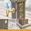 Tuqiu Antique Garden Faucet  Red Bronze Outdoor Faucet Black Outdoor Stand Faucet Outdoor Mixer Column Tap Single Cold