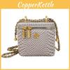 Mini Crocodile Texture Square Bag For Women With Golden Chain For Daily Use