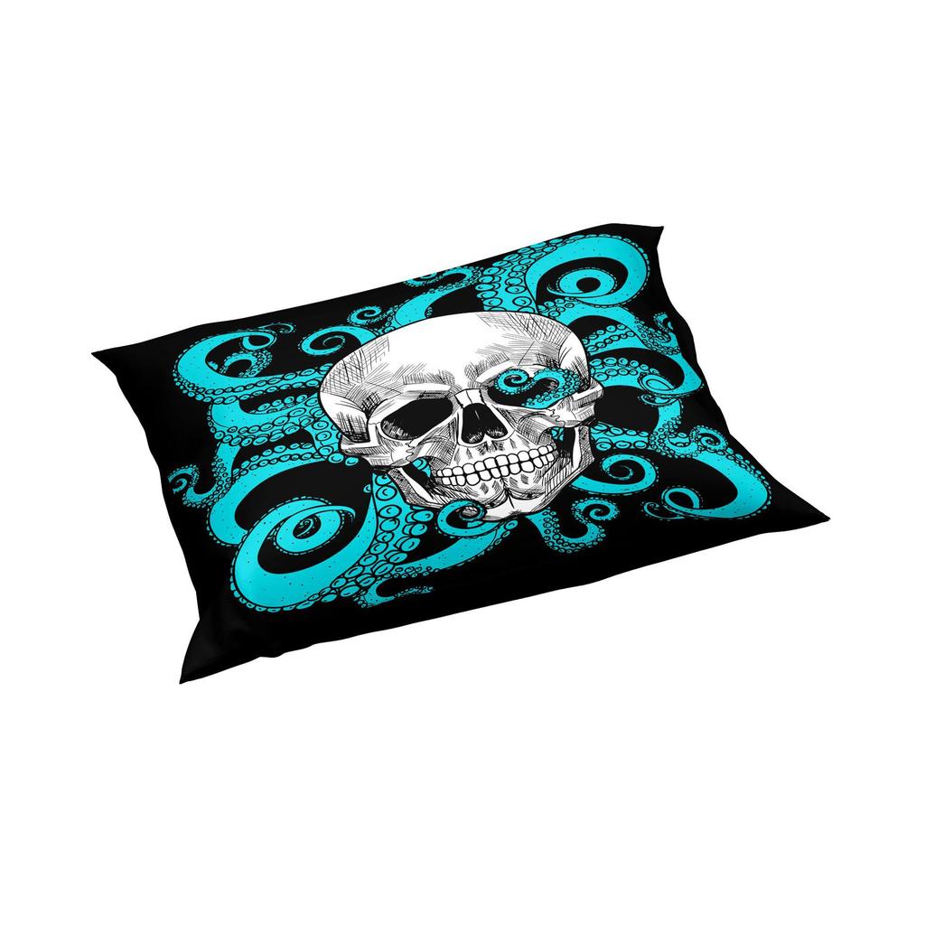 3D Digital Printing Kit Three-Piece Quilt Cover Sheet Skeleton