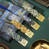 1 buc. Semn de carte din metal cu pictură florală retro Semn de carte din metal cu ciucuri pentru clubul de carte, scriitori, iubitori de cărți, studenți