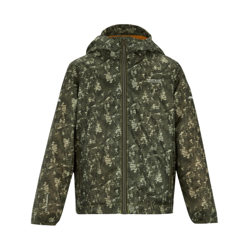 Regatta Childrens/Kids Lever II Camo Waterproof Jacket