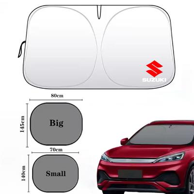 Car Windshield Sun Shade Foldable for UV Ray Block & Sun Heat for Suzuki Samurai S-Cross SX4 Swift XL-7 Liana Spresso Celerio