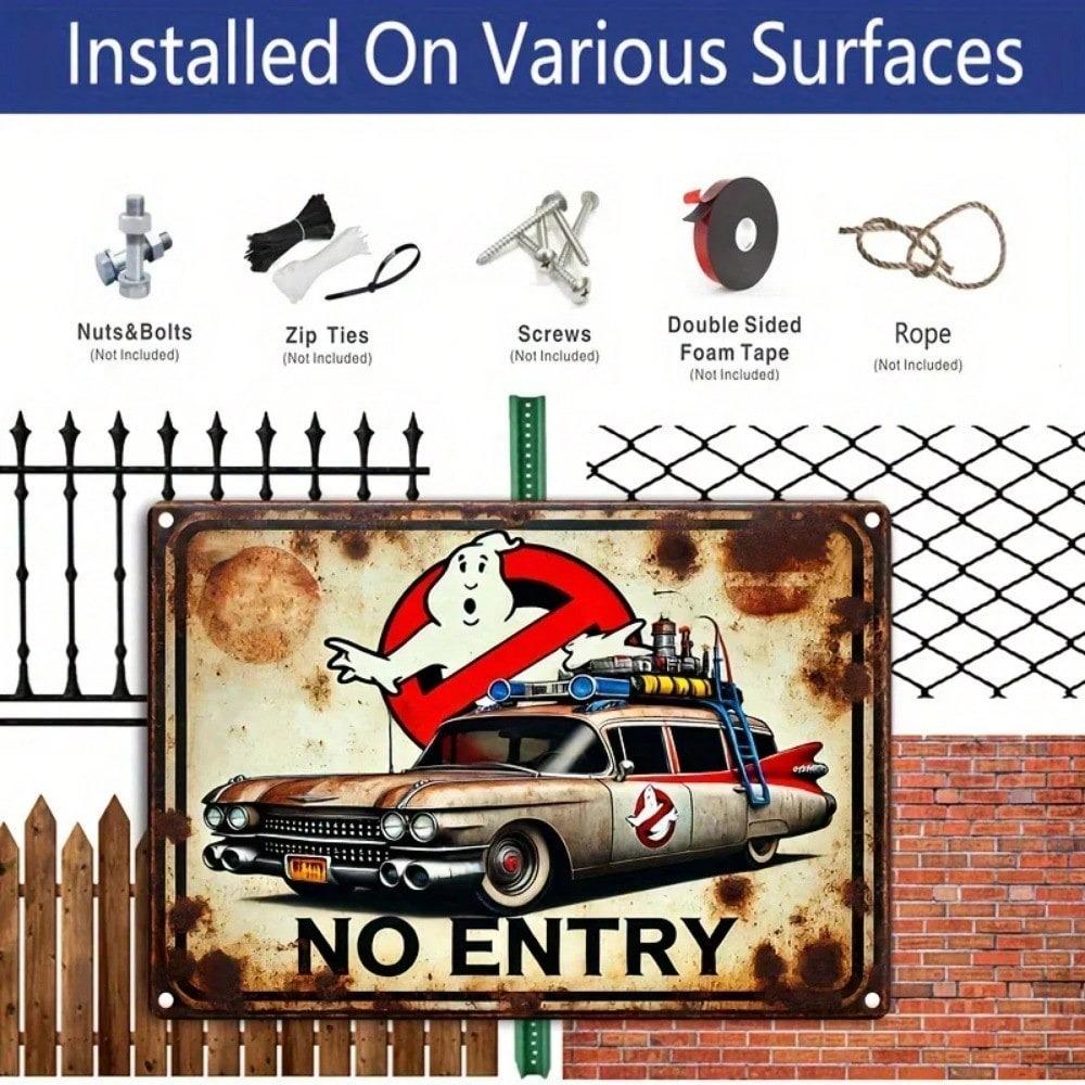 Vintage Tin Sign Wall Decor Retro Metal Plaque Home Art