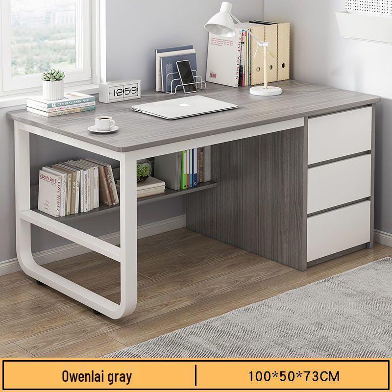Simple Student Writing Desk with Drawer - Home Office Study Table