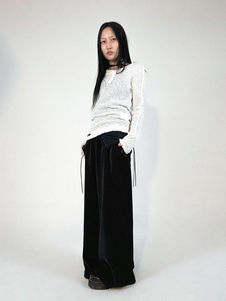Seutillesseodi Zip Teeth Pants
