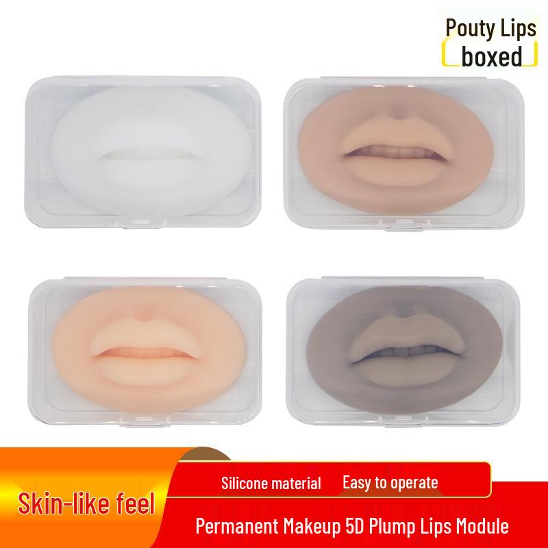 

5D Realistic Silicone Lip Practice Module for Microblading Beginners