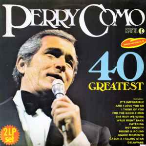 LP Record PERRY COMO  40 Greatest TN1211 KTel 1976 Netherland Pop Used