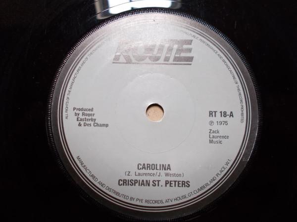 

7inch Record CRISPIAN ST. PETERS - Carolina RT18 Route Records 1975 UK Pop Used