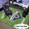 Custom Name Seattle FC Crest Rug for Living Room, Game Rooms, Office, Bedroom, Floor Mat Playful Design, fan gifts Christmas decor