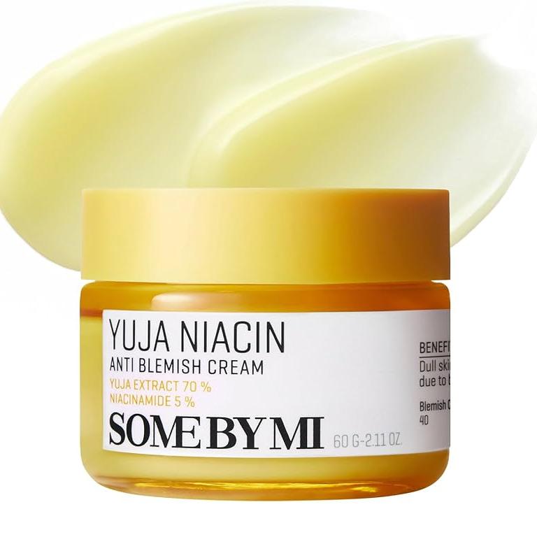 

SOME BY MI Yuja Niacin Anti Blemish Cream 60g / Lightweight, Brightening, Moisturizing, Korean Cosmetics, Kbeauty