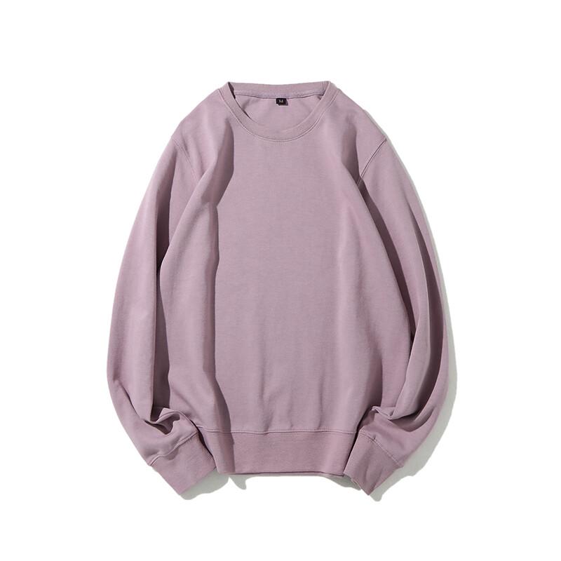 Qishuo Women's Basic Round Neck Sweatshirt