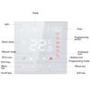 Smart Thermostat 3A Digital Programmable LCD Display Touchscreen Underfloor Heating Temperature Controller Digital Intelligent Wall Thermostat for Wat
