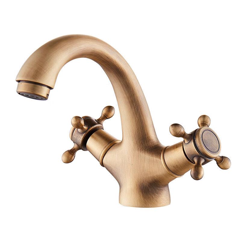 TLXT Antique Horn Single Washbasin Faucet