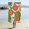 Fruit Watermelon Pattern Print Beach Towel Colorful Bath Towels Microfiber Quick Dry Sand Free Beach Yoga Spa Gym Pool