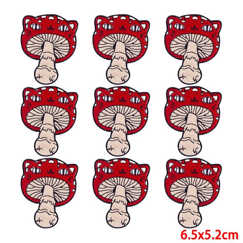 10 Pcs/lot Wholesale Embroidery Patch Iron On Patches For Clothing Patches On Clothes Jackets Decor Applique Sew Supplies