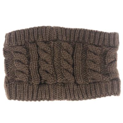 Women Solid Color Knit Topless Wool Hat Warm Winter Skullies Beanies Snow Cap