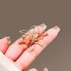 Women Brooch Smooth Edges Hollow Flower Design Lapel Pin Non-Slip Buckle Scarf Badge Clothing Bags Accessories