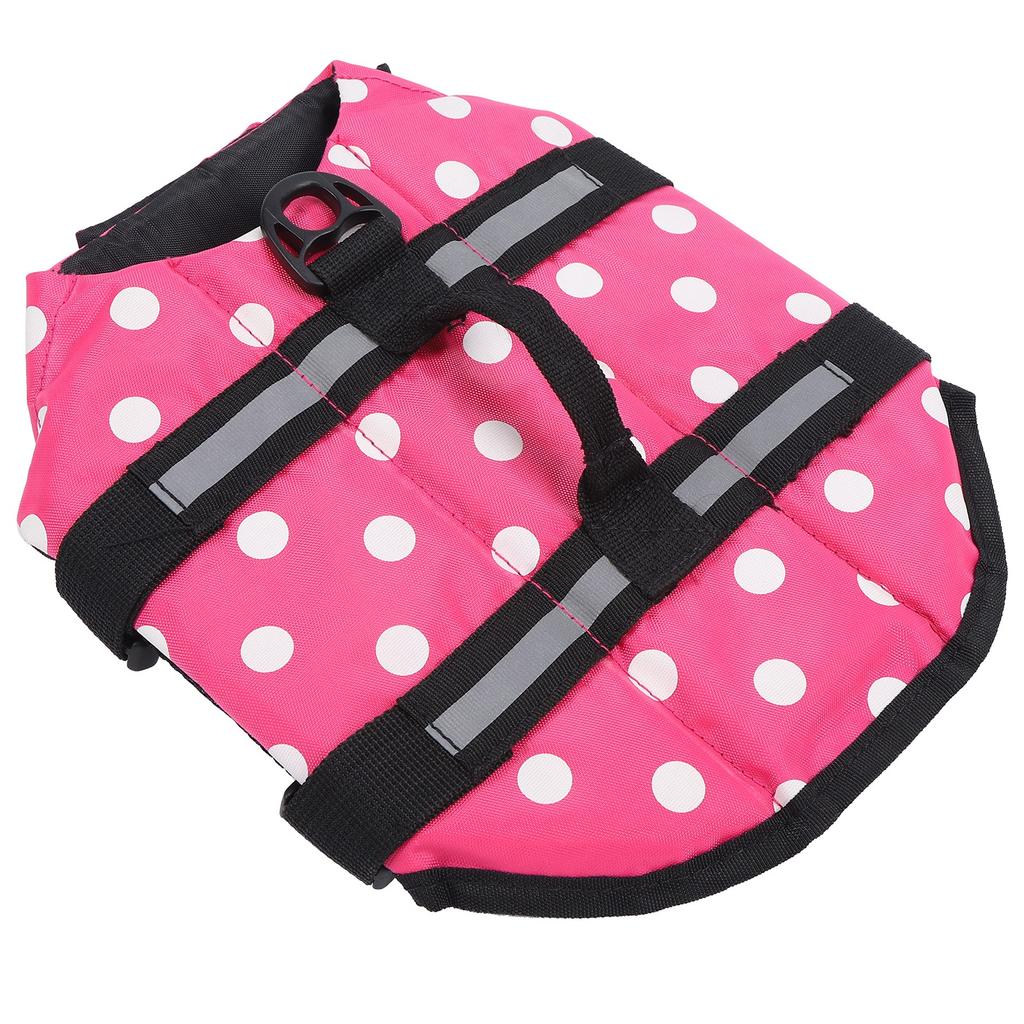 Dog Swimming Safety Vest Pet Adjustable Reflective Life Jackets with High Buoyancy